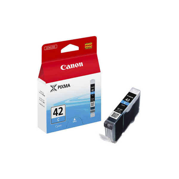 Canon Druckerpatrone CLI-42 C 6385B001 (kompatibel zu Canon CLI-42C), cyan, ca. 900 Seiten 4960999901725 Canon