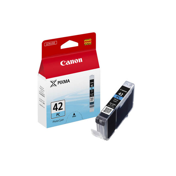 Canon Druckerpatrone CLI-42 PC 6388B001 (kompatibel zu Canon CLI-42PC), fotocyan, ca. 490 Seiten 4960999901824 Canon