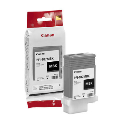 Druckerpatrone PFI-107MBK f. IPF780/785 mattschw 130ml