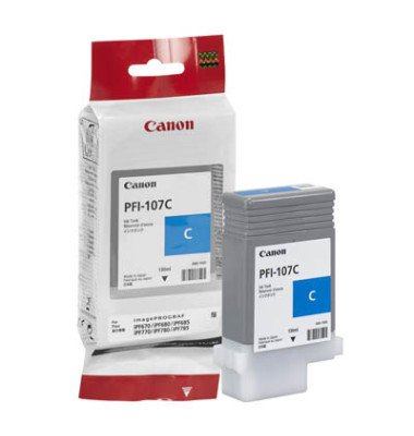 Druckerpatrone PFI-107C f. IPF780/785 cyan 130ml