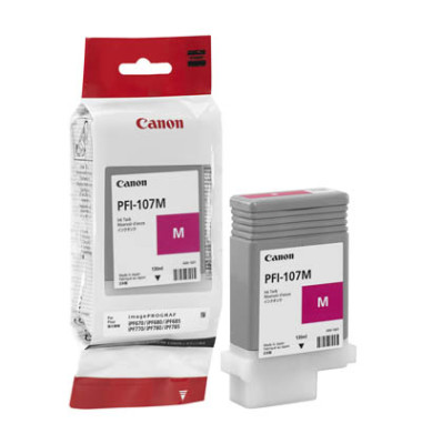 Druckerpatrone PFI-107 M 6707B001 (PFI-107M), magenta, ca. 740 Seiten
