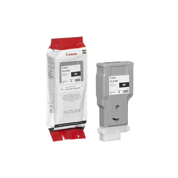 4549292000214 - 8789B001 Toner Schwarz PFI-207BK 300ml 1er Pack (8789B001) - Canon
