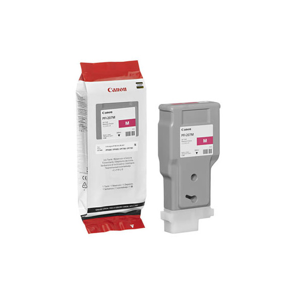 Canon Druckerpatrone PFI-207 M 8791B001 (kompatibel zu Canon PFI-207M), magenta 4549292000238 Canon