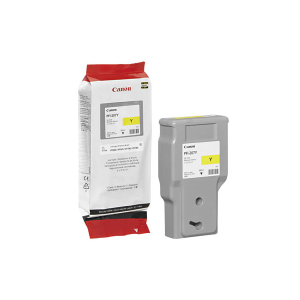Canon Druckerpatrone PFI-207 Y 8792B001 (kompatibel zu Canon PFI-207Y), gelb 4549292000245 Canon