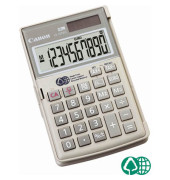 Taschenrechner LS-10TEG Solar-/Batterie LCD-Display grau 1-zeilig 10-stellig