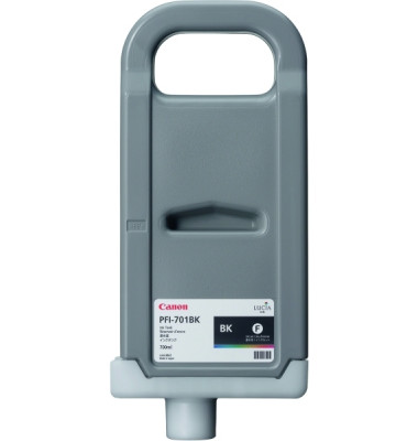 Druckerpatrone PFI-701BK, schwarz für iPF8000,iPF9000,iPF8000S,iPF9000S