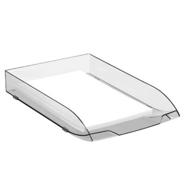 Briefablage Ice 1014720711 A4 / C4 schwarz-transparent Kunststoff stapelbar