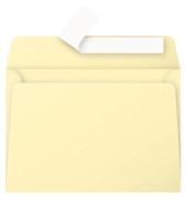 Designbriefumschlag Pollen 5846C, C6, haftklebend, 120g, chamois
