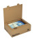 Versandkarton Mailbox M CP098.03 braun, bis DIN A4+, innen 325x240x105mm, Wellpappe 1-wellig