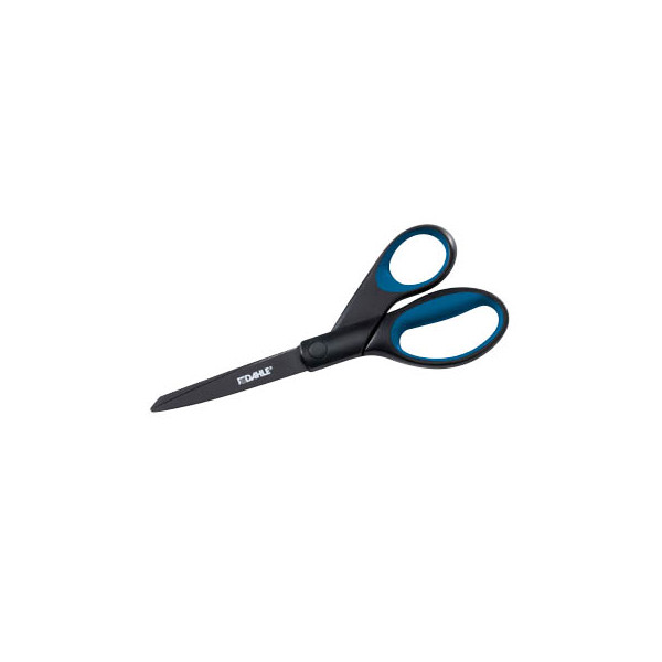 4009729058527 - Papierschere OFFICE TITANIUM Edelstahl rostfrei titanbeschichtet 21cm schwarz-blau 4009729058527 Dahle