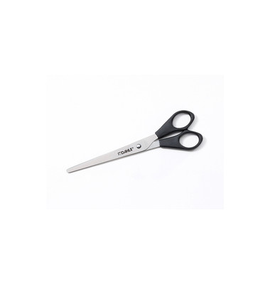 Dahle Papierschere 18cm, schwarzer ergonomischer Kunststoffgriff