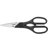 Papierschere 21cm, schwarzer ergonomischer Kunststoffgriff