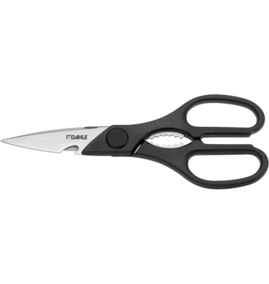 Dahle Papierschere 21cm, schwarzer ergonomischer Kunststoffgriff