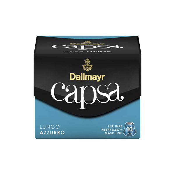 4008167010609 - Capsa LUNGO AZZURRO Kaffeekapseln Arabica- und Robustabohnen 10 Portionen 4008167010609 - Capsa LUNGO AZZURRO Kaffeekapseln Arabica- und Robustabohnen 10 Portionen