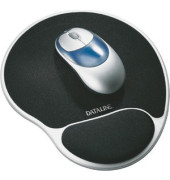 Gel Mousepad silber/schwarz 215x300x25mm