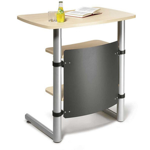 4251635606983 - Stehpult MULTI M manuell höhenverstellbar 120cm (H) 83x56cm (BxT) rechteckig ahorn silber 4251635606983 Deskin 4251635606983 - Stehpult MULTI M manuell höhenverstellbar 120cm (H) 83x56cm (BxT) rechteckig ahorn silber 4251635606983 Deskin
