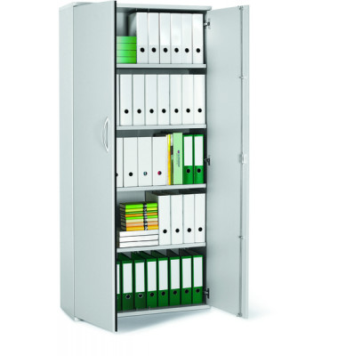 Aktenschrank Typ 900 213971, abschlie&szlig;bar, 5 OH, lichtgrau, 90x194,8x38cm (BxHxT)