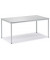 Besprechungstisch Deskin-Line, 72cm (H), 180x80cm (BxT), 8 Personen, rechteckig, lichtgrau / lichtgrau
