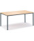 Schreibtisch Line 21725301 buche rechteckig 160x80 cm (BxT)