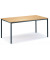 Besprechungstisch Deskin-Line 217256, 72cm (H), 120x80cm (BxT), 6 Personen, rechteckig, buche / anthrazit
