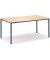 Besprechungstisch Deskin-Line 217257, 72cm (H), 140x80cm (BxT), 6 Personen, rechteckig, buche / anthrazit
