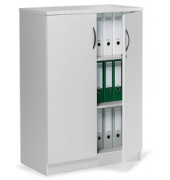 Aktenschrank MULTI M 258948, Holz abschließbar, 3 OH, 80 x 114,5 x 42 cm, lichtgrau