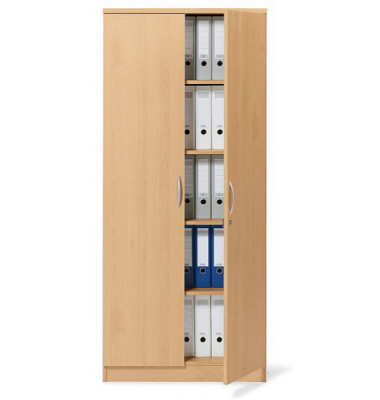 Aktenschrank MULTI M 258964, abschlie&szlig;bar, 5 OH, buche, 80x183,5x42cm (BxHxT)