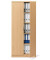 Aktenschrank MULTI M 258964, Holz abschließbar, 5 OH, 80 x 183,5 x 42 cm, buche