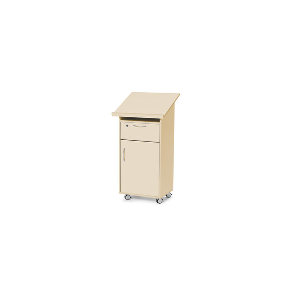 4251635628299 - Stehpult LAUDATUS höhenverstellbar 120cm (H) 60x525cm (BxT) rechteckig buche 4251635628299 Deskin