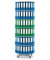 Ordnerdrehsäule 269952 lichtgrau, 6 Etagenbis 216 Ordner, 216 Ordner, 239x100cm (HxØ)