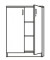 Aktenschrank MULTI M 272034, Holz abschließbar, 3 OH, 120 x 114,5 x 42 cm, weiß