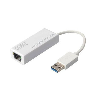 USB/Ethernet Adap.RJ-45/USB3.0 weiß