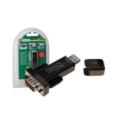 Converter USB2.0a.Serial RS232 schwarz FTDI/FT323RL