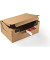 Versandkarton Return Box S CP069.02 braun, bis DIN A5+, innen 282x191x90mm, Kraftliner Wellpappe 1-wellig
