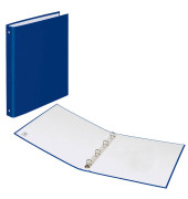 Ringbuch 326498001, A4 4 Ringe 20mm Ring-&Oslash; Karton/Polypropylen blau