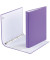 Ringbuch ohne 3733001F-23, A4 4 Ringe 20mm Ring-Ø Karton/Polypropylen violett