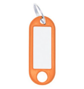 Schlüsselanhänger orange 10er