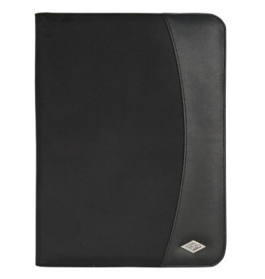 Schreibmappe Elegance schwarz A4