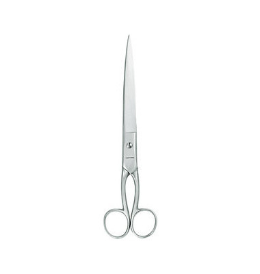 Schere Stahl poliert chrom 25,5cm Schere Stahl poliert chrom 25,5cm