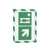 Magnetrahmen A4 SECURITY sk grün-weiß
