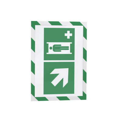Magnetrahmen A4 SECURITY sk grün-weiß