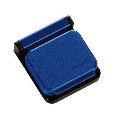Magnetclip S Planhalter blau 36x40mm 10 St