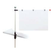 Planhalter Tischpresenter für A1 6255084 silber Aluminium inkl 1 Schwenkarm