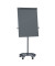 Flipchart MAULoffice Rundfuß, 6375089, 70x100cm, anthrazit, mit Rollen, mit 2 Seitenarmen