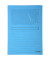 Sichtmappe Forever 5010 A4 120g Papier hellblau für lose Blätter mit Sichtfenster