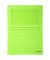 Sichtmappe Forever 5010 A4 120g Papier hellgrün für lose Blätter mit Sichtfenster