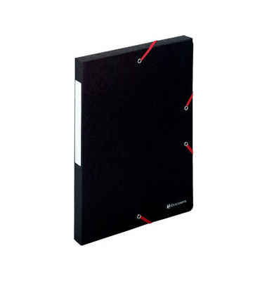 Sammelmappe 50701E, A4 schwarz, 2,5cm F&uuml;llh&ouml;he, Karton 600g