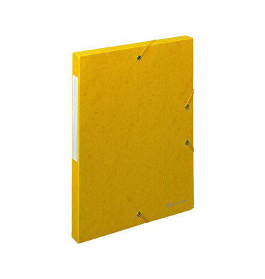Sammelmappe Scotten 50709E, A4 Karton, für ca. 200 Blatt, gelb