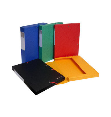 Sammelmappe Scotten 50710E, A4 farbig sortiert, 2,5cm F&uuml;llh&ouml;he, Karton 600g