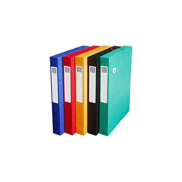 3130632508104 - Heftbox 50810E A4 je 2x ro blau grün gelb schwarz 4cm Füllhöhe Karton 600g 3130632508104 10 Stück